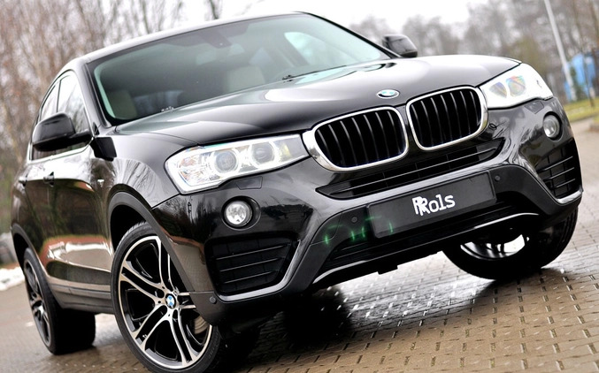 BMW X4 cena 89999 przebieg: 214000, rok produkcji 2015 z Płock małe 596
